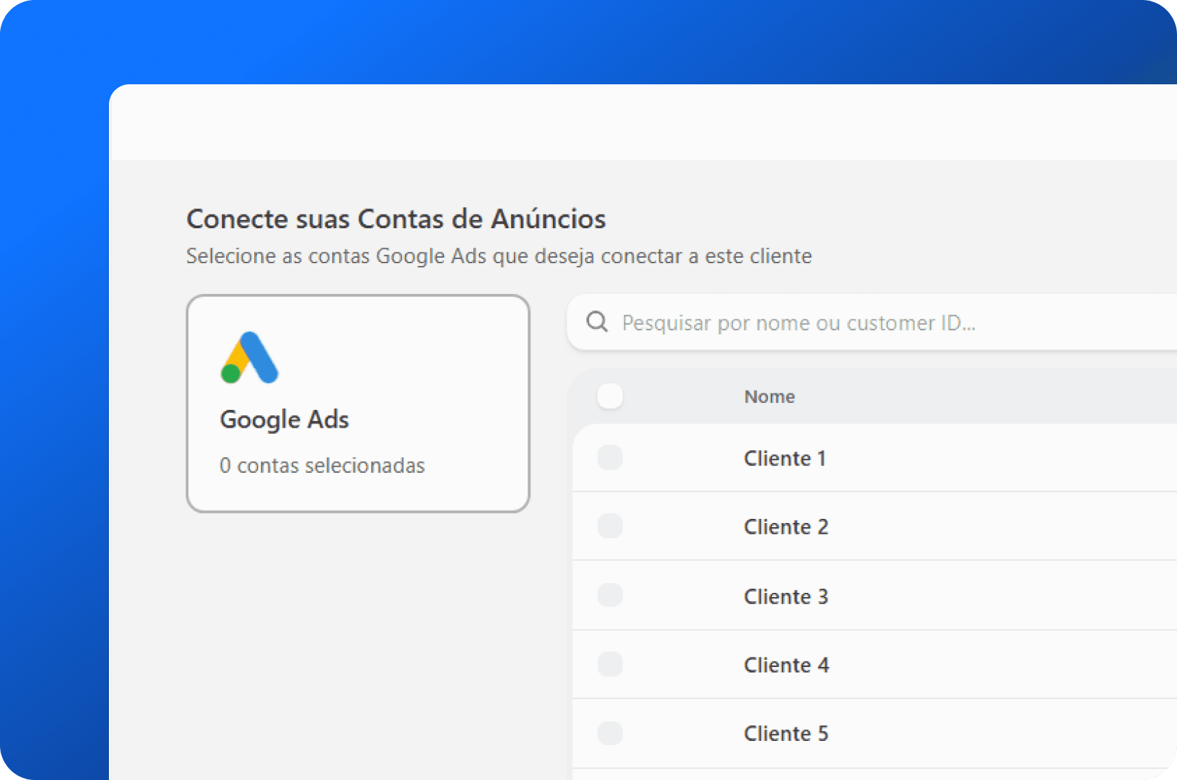 Integração com o Google Ads