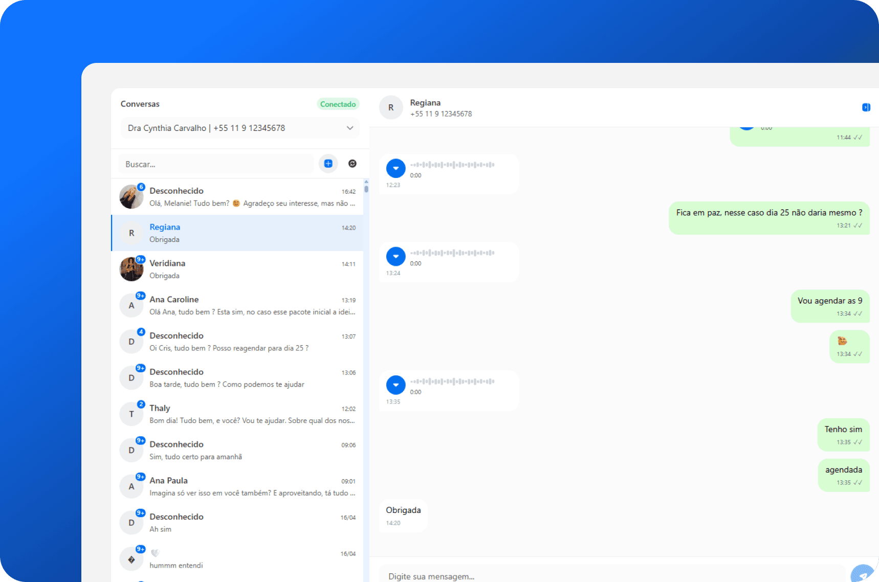 Converse dentro da ferramenta